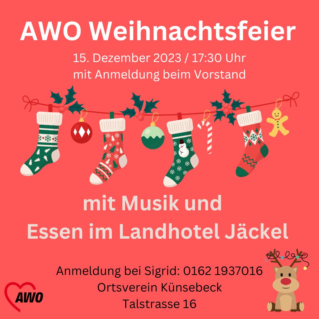 kuenske.de AWO Weihnachtsfeier kuenske.de